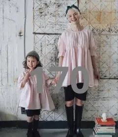 しまむら Softcheese チュニック　ブラウス　ピンク 170