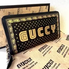 GUCCI × SEGAコラボ】GUCCY ラウンドファスナー 長財布 箱付 - メルカリ