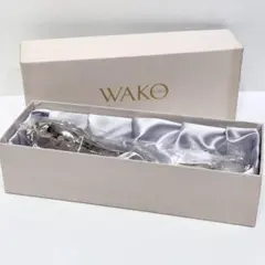未使用 銀座和光 WAKO サラダトング 22cm ハサミ型 箱付 銀仕上げのサムネイル