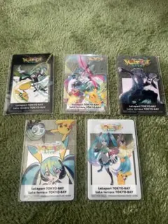 ポケモン 初音ミク ポケミクライブ ららぽーと 特典 クリアカード 全5種セット