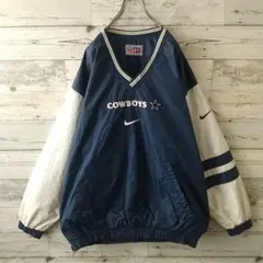 90s ナイキ NFL ダラスカウボーイズ リバーシブル ナイロンジャケット