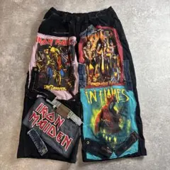 glamb アンプラグドクロップドデニム パッチワーク リメイクデニム