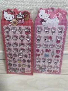 ハローキティ　ボンボンドロップシール　2枚セット