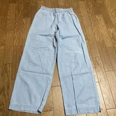BONTON ライトブルー ワイドパンツ ウエストゴムのサムネイル