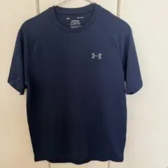 アンダーアーマー UAテック 半袖Tシャツ ネイビー SM 美品