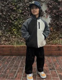 ※説明文必読！FITHリバーシブルジップアップボアジャケット 130