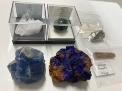 鉱物まとめ売り　アズライト、フローライトなど