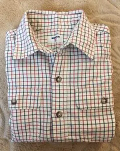 厚手 綿100%  ユニクロ 120 チェック