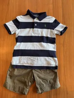 ポロラルフローレン ポロシャツとショートパンツセット 100cm