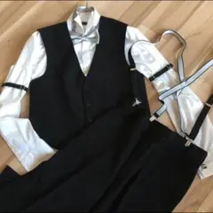 イタリア製 メンズ フォーマル ベストスーツ　小物付き　ウエディング　新郎