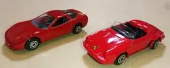 ＜ミニカー2台セット＞ コルベット '97 / ポルシェ911・スピードスターのサムネイル