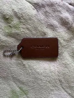 COACH レザー タグ型チャーム