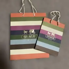 COACH ショップ袋 2枚セット