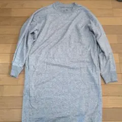 UNIQLO グレー ロングワンピース 長袖