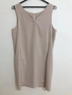 イーハイフンワールドギャラリー ワンピース　ジャンバースカート ピンクグレー