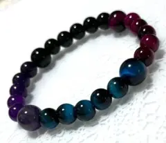 2　4種のパワーストーン　アメジスト他　ブレスレット　16、17㎝