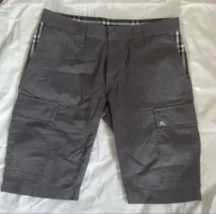 BURBERRY BLACK LABEL カーゴショートパンツ グレー 73