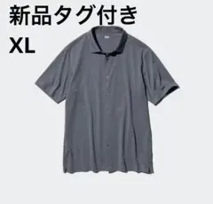 【新品】UNIQLO エアリズムコットンポロシャツ グレー