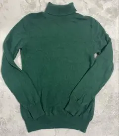 カシミヤ100% タートルネックセーター