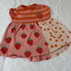 NEXT ネクスト いちご柄 ワンピース 80 85 90 女の子