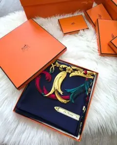 エルメス カレ90 LE MORS A LA CONETABLE 気品 スカーフ