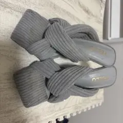 a*o様 yello コーデュロイミュール　ダメージ有品　XL グレー　匿名配送のサムネイル
