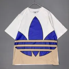 アディダス オリジナルス ビッグロゴ ビッグシルエットTシャツ M トレフォイル