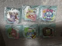 明治チョコレート　サンリオ　アクリルキーホルダー6個