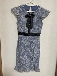 花柄ナイトドレス フリル袖