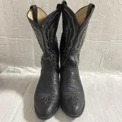 極希少✨Tony Lama ウエスタンブーツ ブラック　　26.5cm シボ革