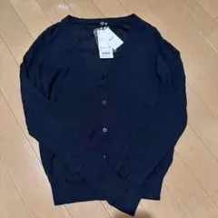 新品 UNIQLO カーディガン ネイビー Sのサムネイル