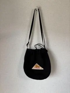 KELTY 黒 巾着ショルダーバッグ