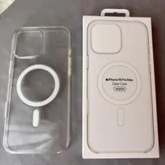 【Apple純正】MagSafe対応 iPhone16ProMax クリアケース