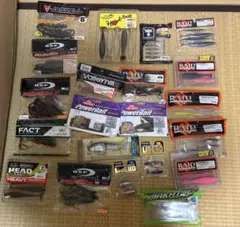 バス釣り引退 ワームまとめ売り ルアーセット ウープス タニーフロッグ