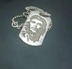 ジョニデ着用　チェ・ゲバラシルバー925ペンダントヘッド　ドッグタグ ジョニデ着用 チェ・ゲバラシルバー925ペンダントヘッド ドッグタグ
