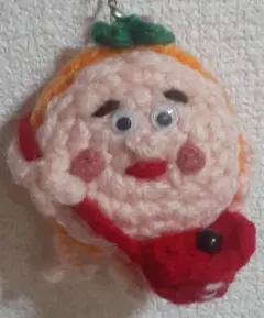 ミカンさん　郵便配達員　ハンドメイド　あみぐるみ　ストラップ　編み物　郵便局
