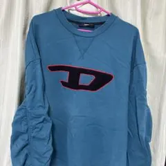 DIESEL スウェット トレーナー ブルー Sサイズ