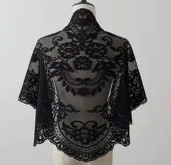 SALE】大人気 フラメンコ シージョ 花柄 総レース 黒 ブラック フレコ
