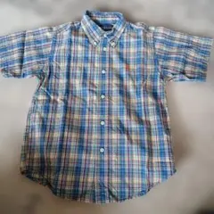 Ralph Lauren チェック柄 半袖シャツ 5歳