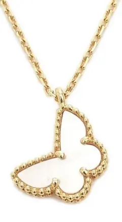 ヴァンクリーフアンドアーペル　スウィートアルハンブラネックレス　パピヨン