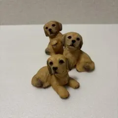 Demain ドマン ゴールデンレトリバー　犬　陶器 置物 HK刻印 インテリアのサムネイル