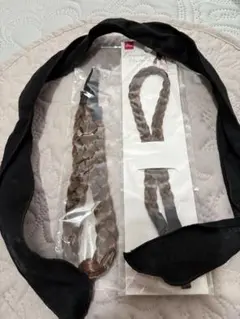 ブラウン 編み込みヘアバンド