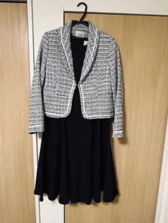 GIRL セレモニースーツ ツイードジャケット ワンピース セットアップ　2L