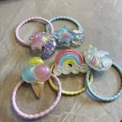 キラキラヘアゴム　セット