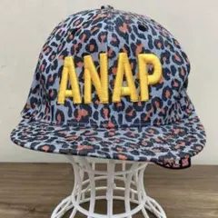 【新品タグ付き】ANAP GiRL アナップ レオパード柄 ロゴ刺繍キャップのサムネイル