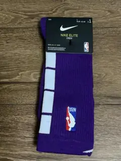 NIKE ELITE バスケットボール ソックス パープル L