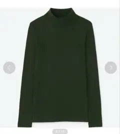 UNIQLO リブハイネックT 長袖