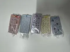 サンリオ　ボンボンドロップシール ミニチュアチャーム　ガチャ　5種　コンプ