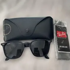 Ray-Ban ブラックサングラス ケース付きのサムネイル