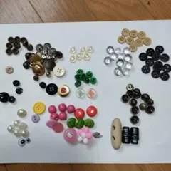 多色ボタンセット 約40個以上